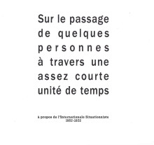 Sur le passage de quelques personnes à travers une assez courte unité de temps, 1989