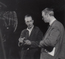 Constant Nieuwenhuys en Simon Vinkenoog in 1962