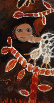 Constant Nieuwenhuys-Femme oiseau, 1949