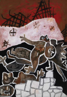 Constant Nieuwenhuys, La guerre, 1950