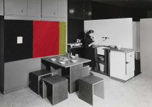 Photomontage of Kleurenharmonie in uw woning, 1954
