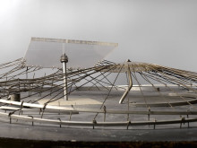 Constant Nieuwenhuys-Ontwerp voor een zigeunerkamp-detail, 1956