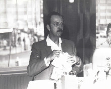 Constant in a restaurant 