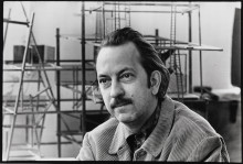 Constant in front of his models, 1968 ca | Photo: Nico Koster