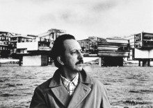 Constant Nieuwenhuys-in front of View on New Babylonian Sectors, 1971