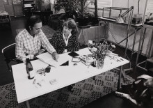 Constant and Fanny Kelk at Wittenburg, 1974-10 photo Victor Nieuwenhuijs