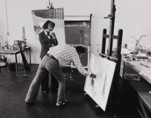 Constant and Fanny Kelk at Wittenburg, 1974-7 photo Victor Nieuwenhuijs