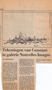 Tekeningen van Constant in galerie Nouvelles Images