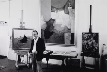 Constant amongst his paintings, 1982 ca | Photo Nico Koster