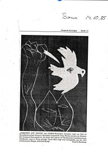 ,,Arbeiten auf Papier''