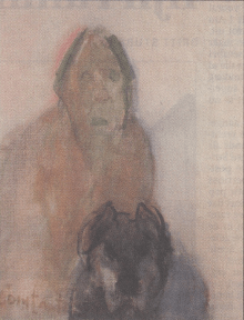 Constant Nieuwenhuys-Man met hond, 2000 ca