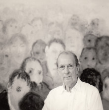 Portrait of Constant in front The Crowd [II]