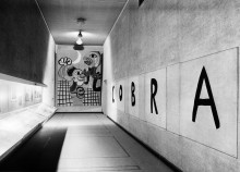 Le Barricade by Constant Nieuwenhuys at the entrance of the Cobra exhibition at the SMA, 1949
