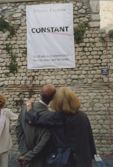 Rétrospective of Constant Nieuwenhuys' work at the Picasso Museum Antibes, 2001