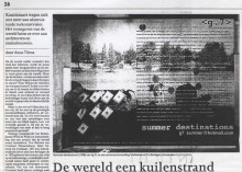 De wereld een kuilenstrand