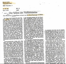  Der Schrei des Verlorenseins