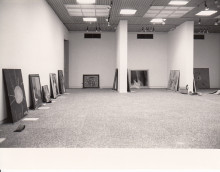 Exhibition under construction