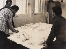 Haber, Constant and Volten at the macquette