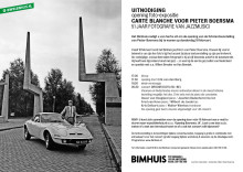 Hans Dulfer in front of De Poort van Constant by Pieter Boersma