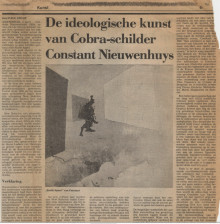 De ideologische kunst van Cobra-schilder Constant Nieuwenhuys