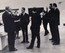 Kalff, Volten and Constant in the exhibition space