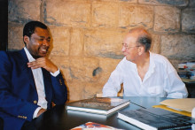 The opening of the exhibition Rétrospective, Picasso Museum Antibes.