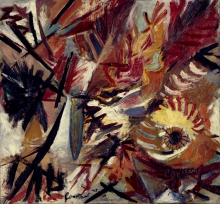 Constant Nieuwenhuys-Le coq hardi, 1945