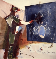 Constant Nieuwenhuys-Surrealistische schilder, 1977