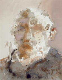 Constant Nieuwenhuys-Portrait de Van Gogh, 1990