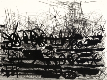 Constant Nieuwenhuys-Landschap met wielen, 1961