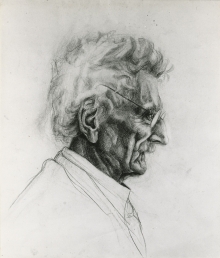 Constant Nieuwenhuys-Portret van mijn grootvader, 1938