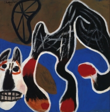 Constant Nieuwenhuys-Gevallen paard, 1950