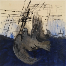 Constant Nieuwenhuys-Gewonde duif I, 1951