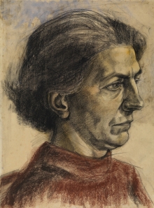 Constant Nieuwenhuys-Portret van mijn moeder, 1938