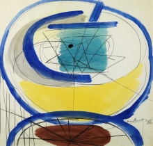 Constant Nieuwenhuys-Ronde vorm, 1956
